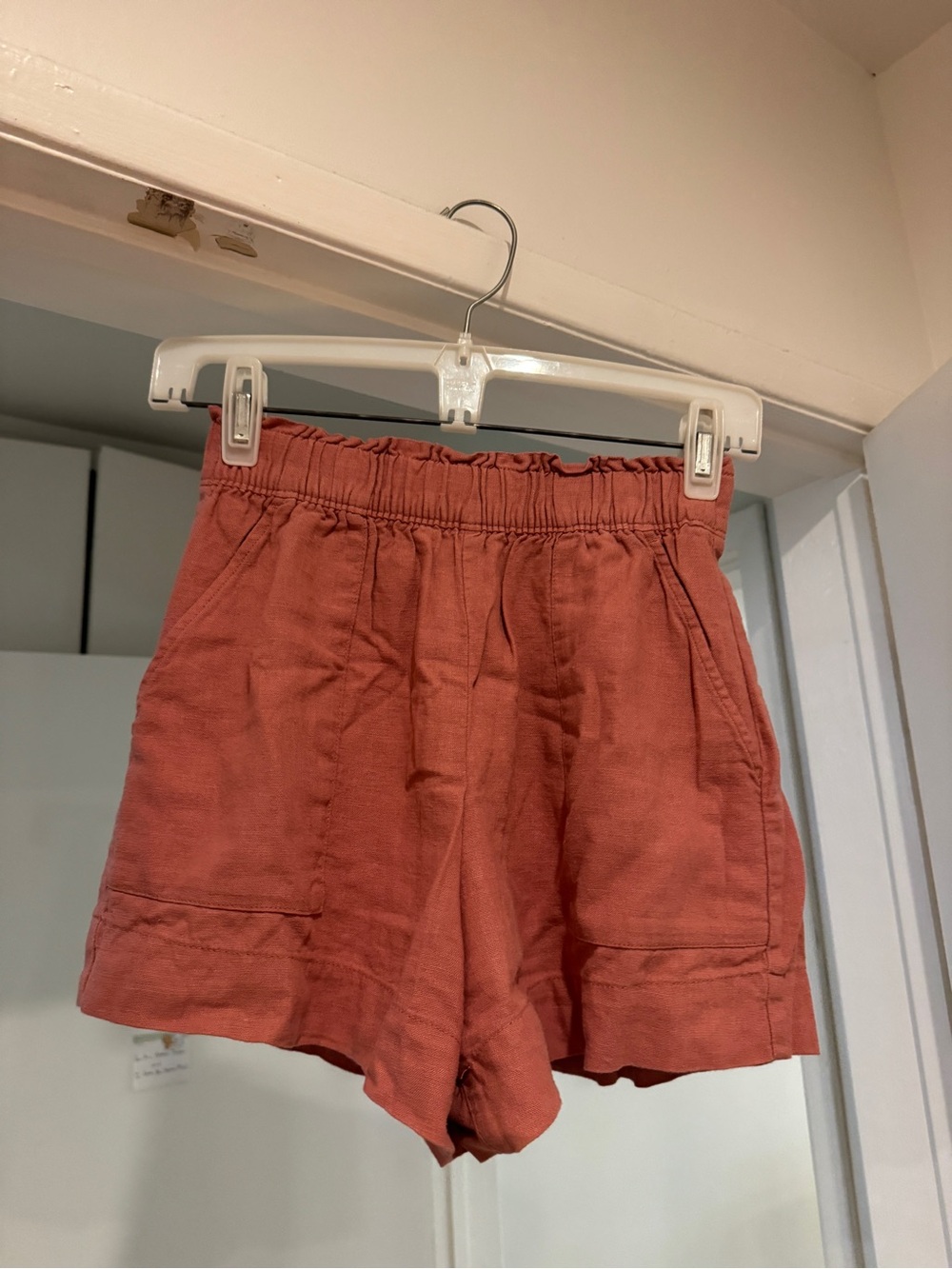 Abercrombie & Fitch Women’s Casual Elastic-Waist Shorts - Rust